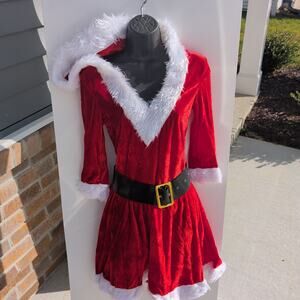Maxim Party Supplies | Mrs. Claus Costume | Women's Christmas Velvet Dress